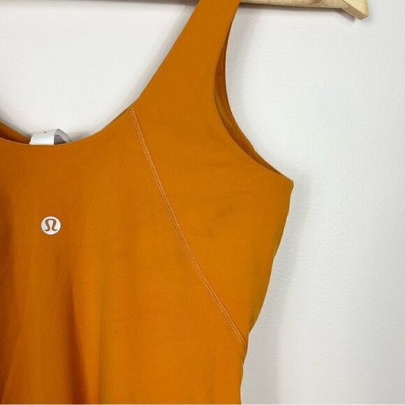 Lululemon Align Onesie 8" Autumn Orange 6 - Picture 3 of 10